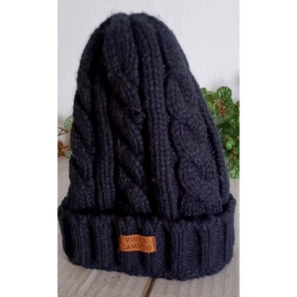 Vince Camuto Kids Lined Cable Knit Cap - Picture 7 of 7